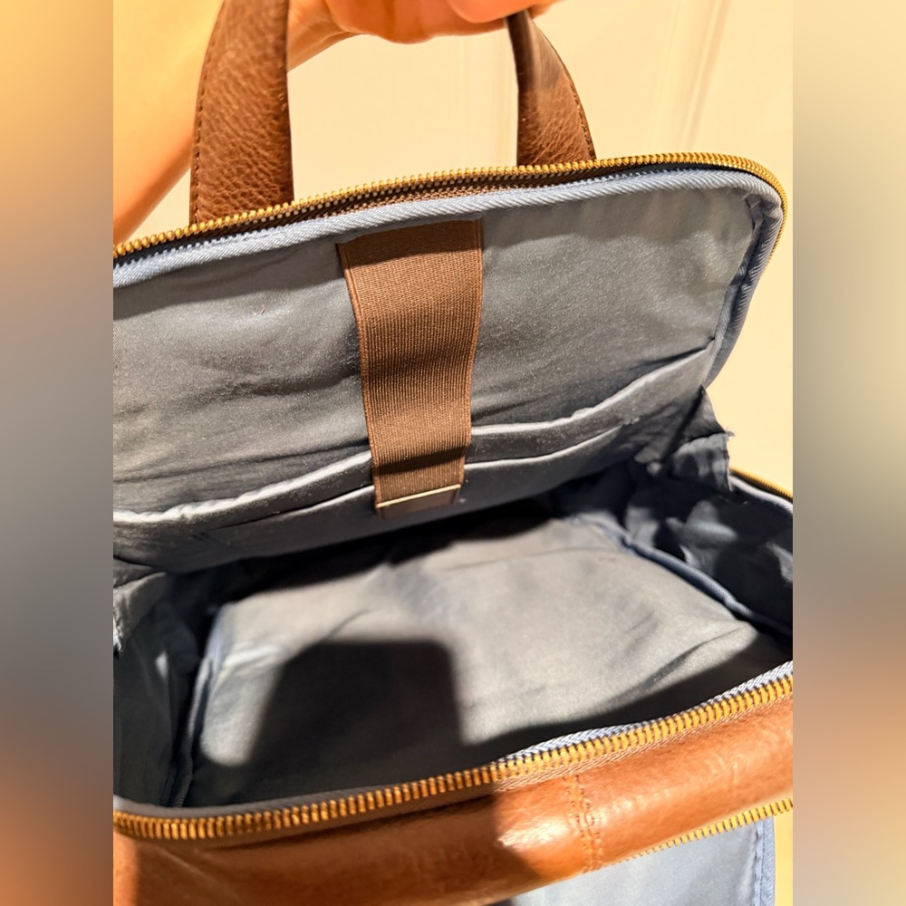 Valentina bag MADE IN ITALY laptop backpack genuine leather. - Picture 5 of 5